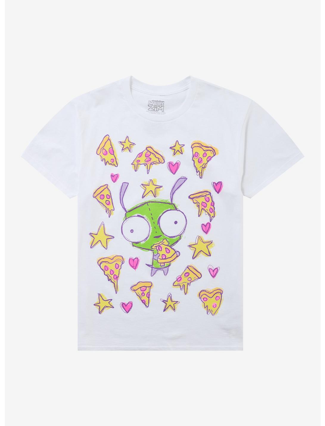 Invader Zim GIR Pizza Doodle T-Shirt