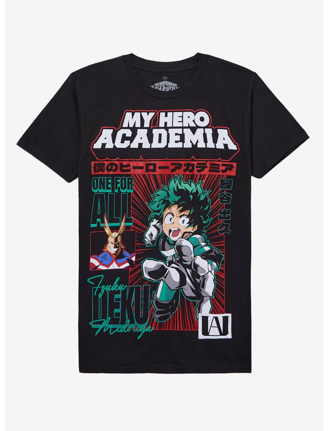 My Hero Academia Deku All Might Magazine T-Shirt