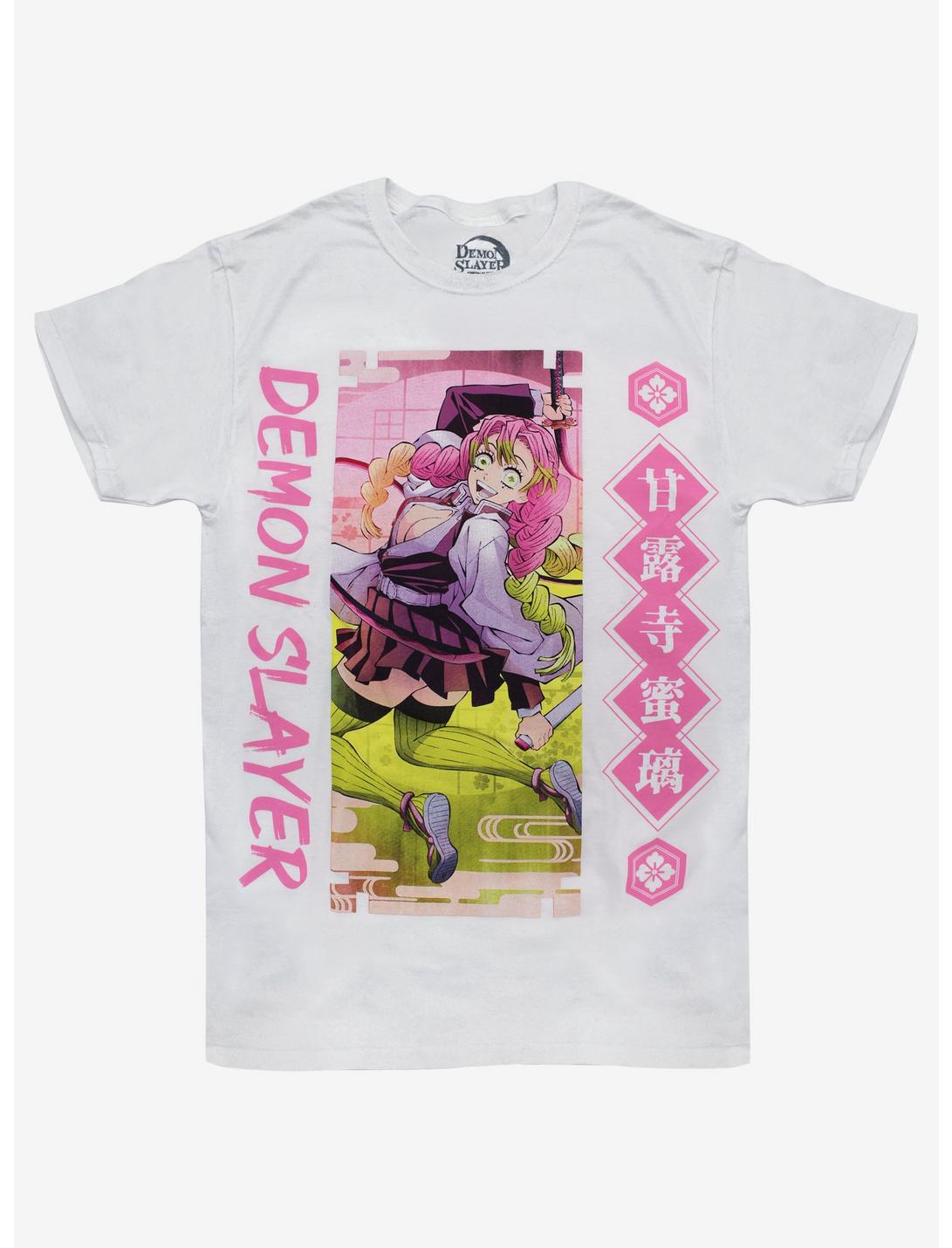 Demon Slayer: Kimetsu No Yaiba Mitsuri Panel Portrait T-Shirt