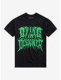 Dying In Designer Green Logo T-Shirt