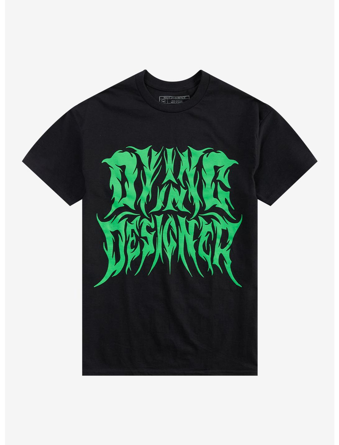 Dying In Designer Green Logo T-Shirt