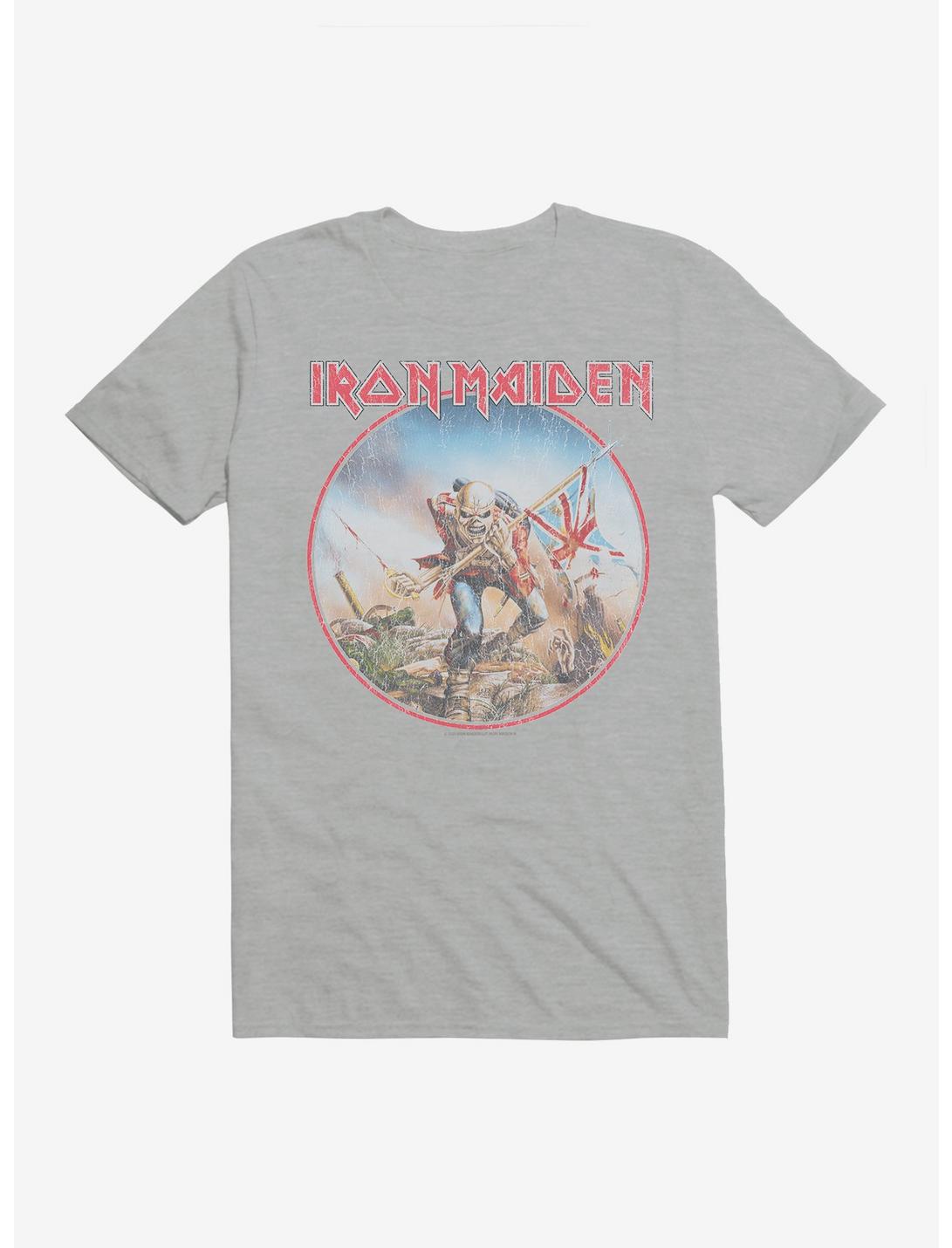 Iron Maiden The Trooper Distressed Circle T-Shirt