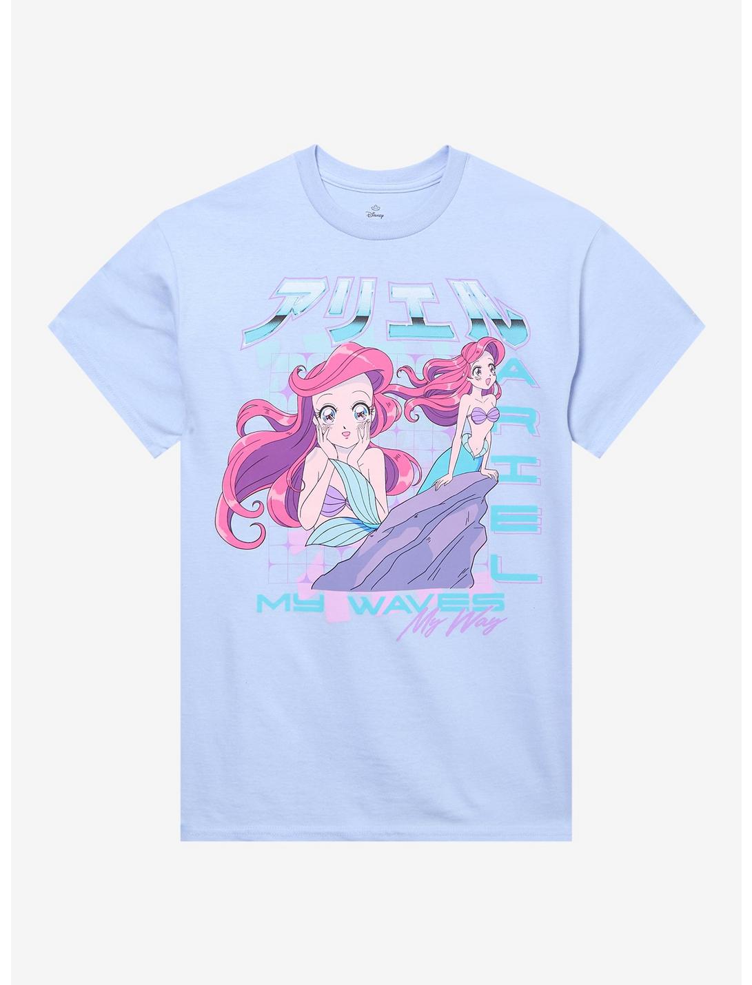 Disney The Little Mermaid Ariel Anime Art T-Shirt
