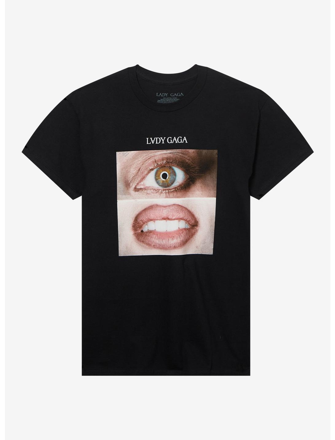 Lady Gaga Eyes & Mouth Panels T-Shirt