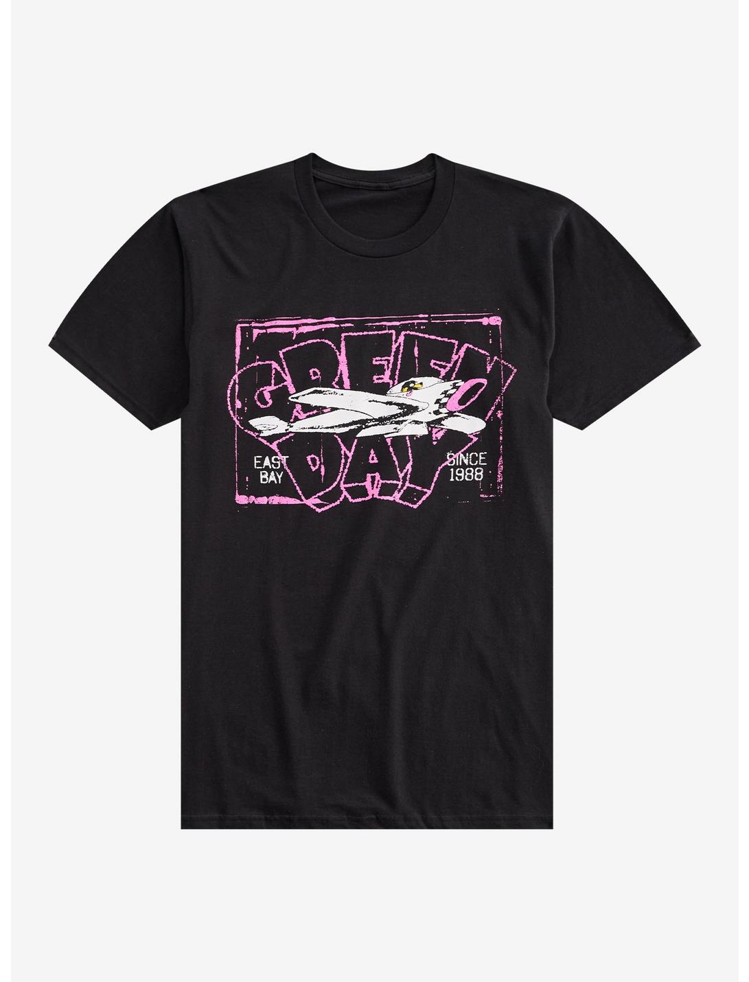 Green Day Plane & Logo T-Shirt