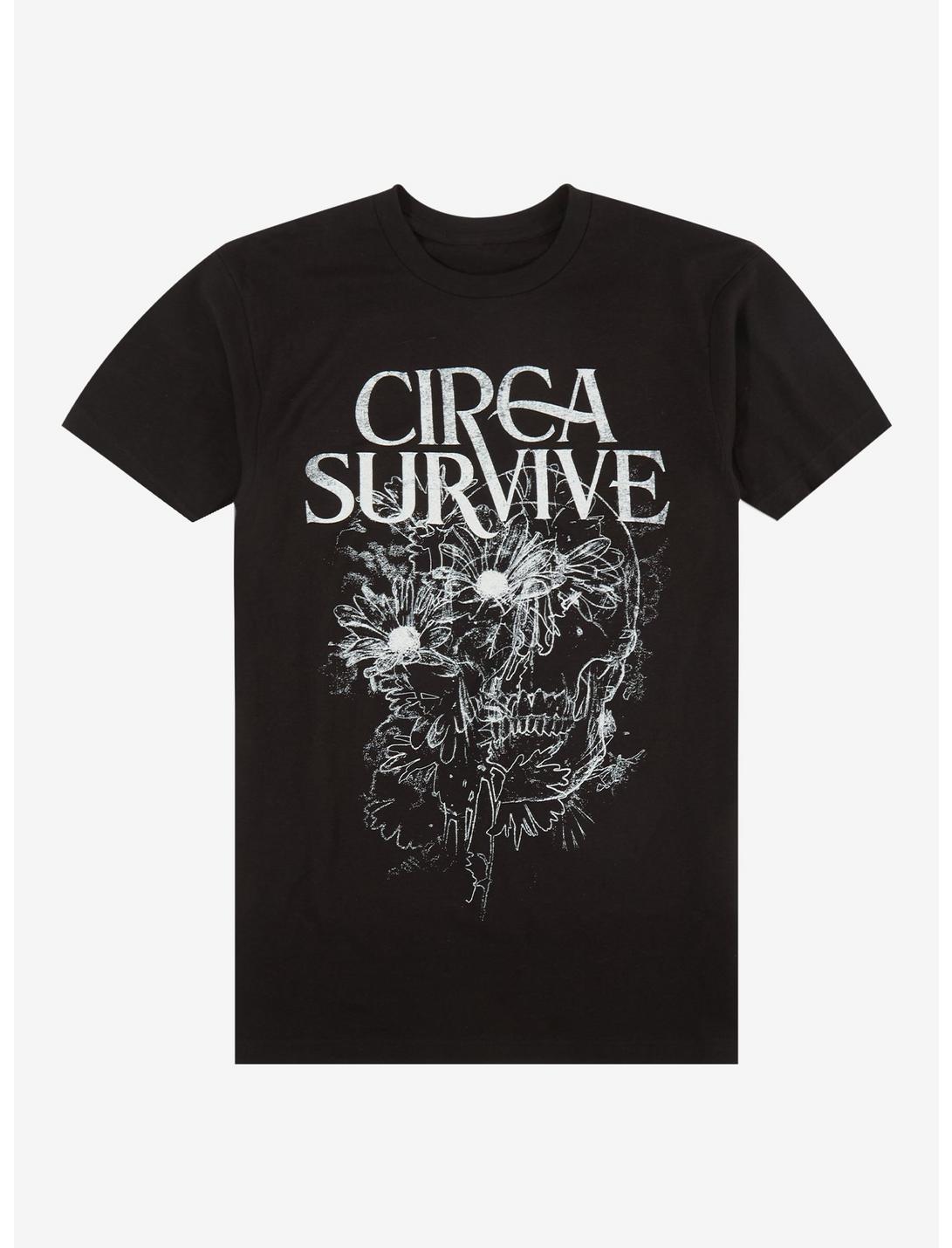 Circa Survive Flower Skull T-Shirt
