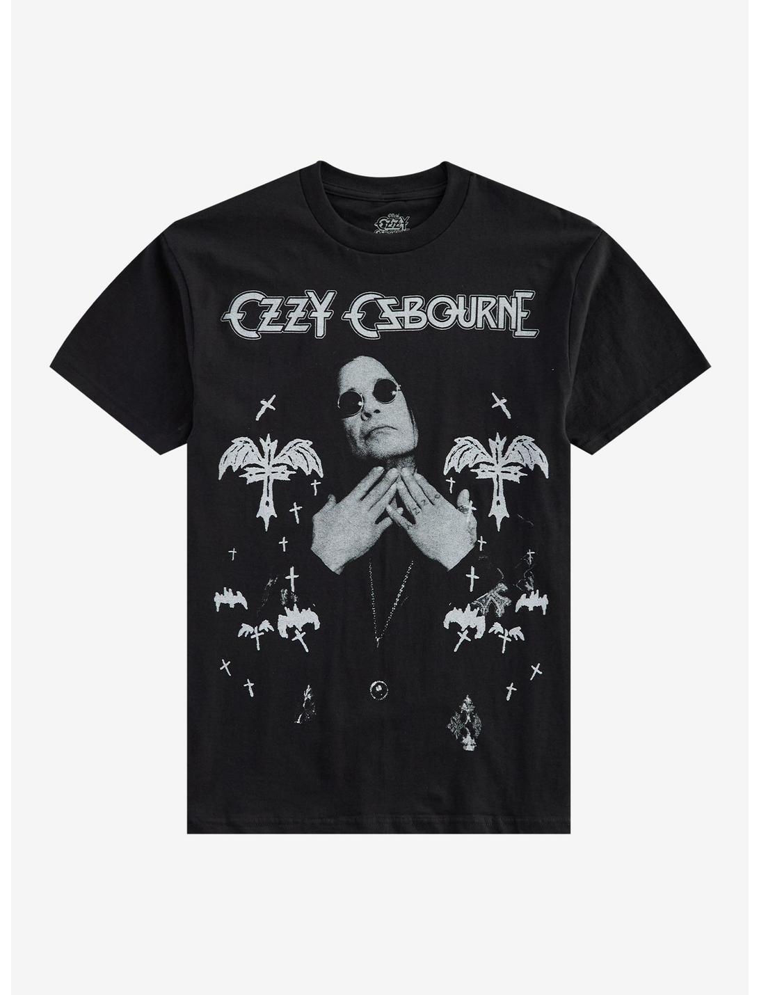 Ozzy Osbourne Winged Cross Portrait T-Shirt