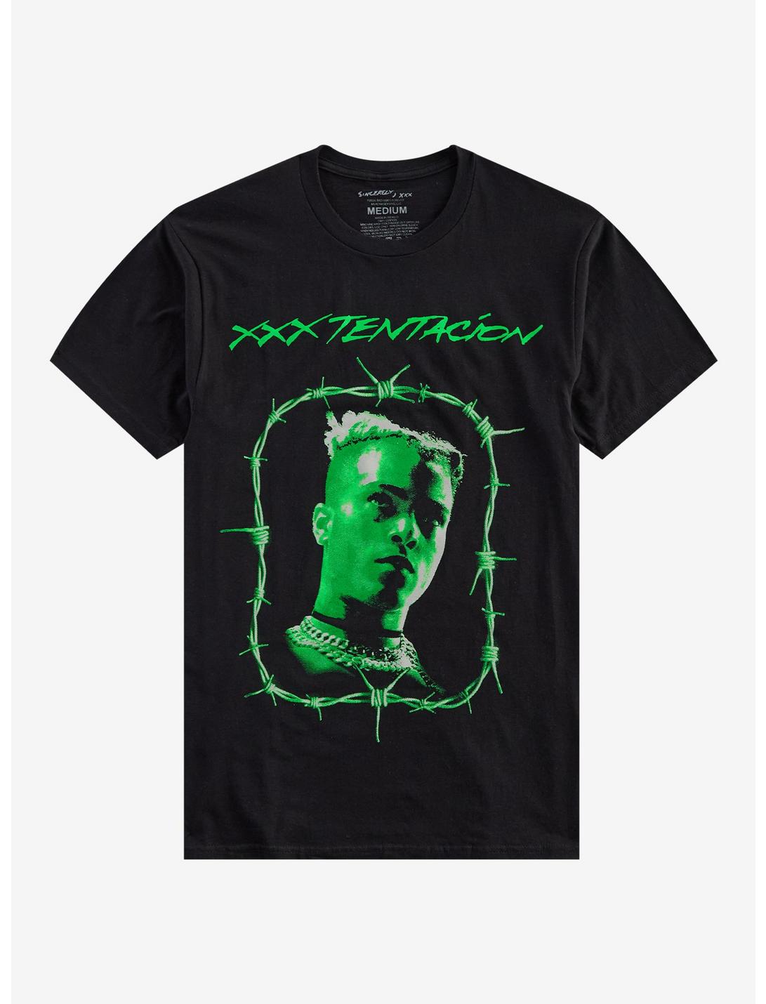 XXXTentacion Barbed Wire Portrait T-Shirt