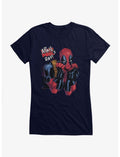Marvel Deadpool April Pool's Day Cute Stare Girls T-Shirt