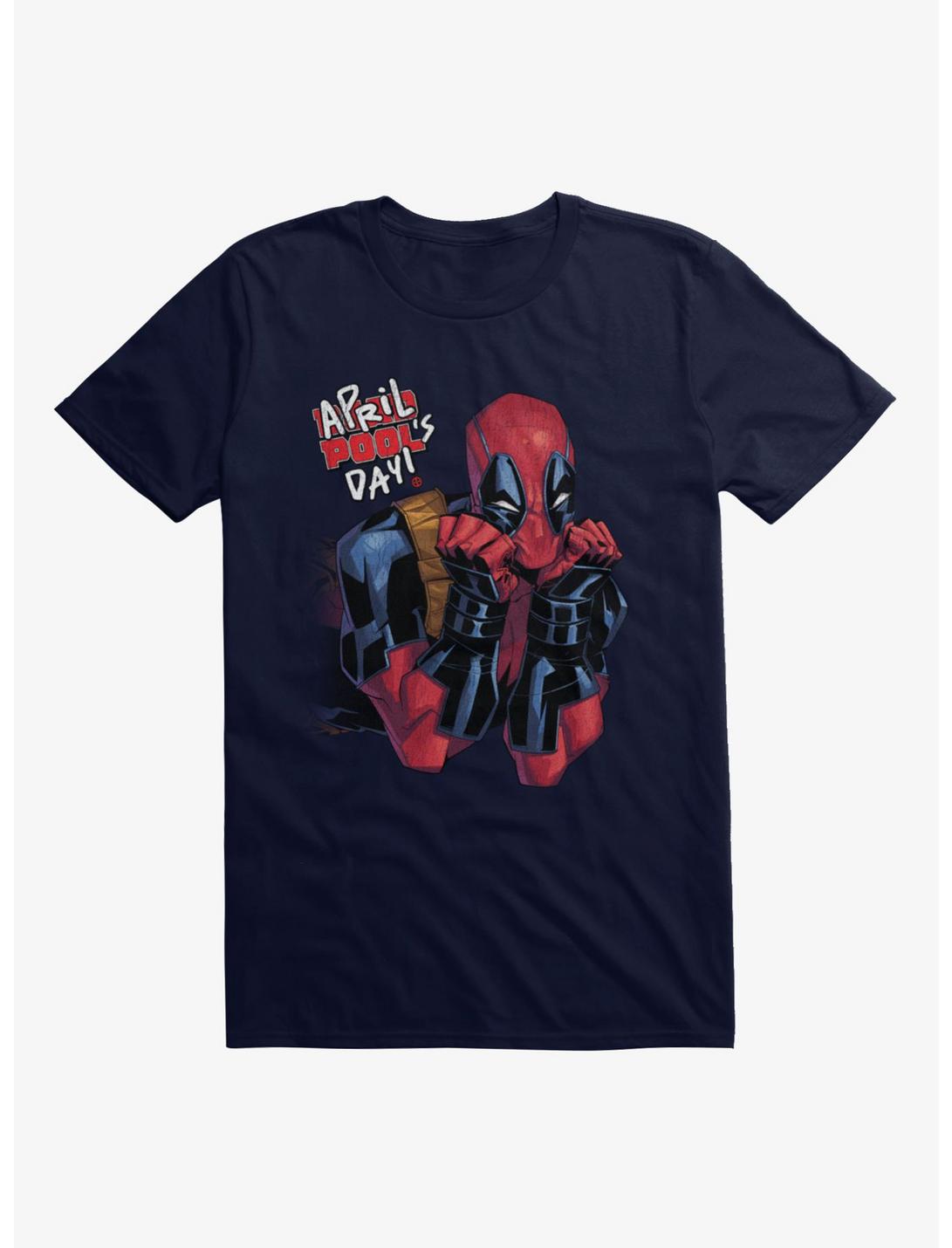 Marvel Deadpool April Pool's Day Cute Stare T-Shirt