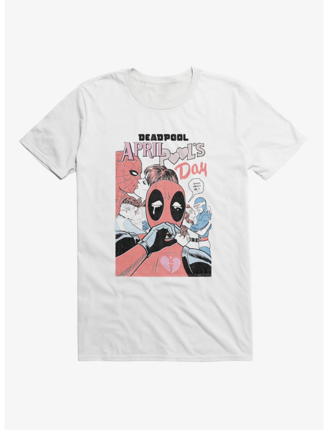 Marvel Deadpool April Pool's Day Love Couples T-Shirt