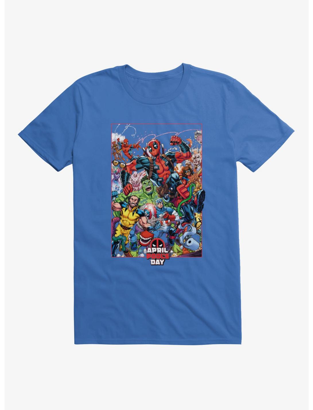 Marvel Deadpool April Pool's Day Prankster Run Marvel Characters T-Shirt