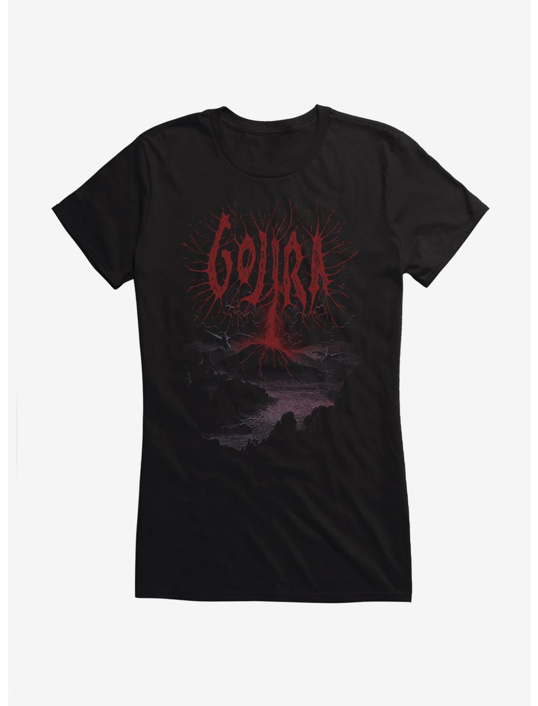 Gojira Exploding Volcano Girls T-Shirt