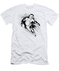Blazing Quarterback Minimalist Abstract Modern Artmodern Art Happy Living T-Shirt