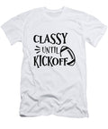 Classy Until Kickoff Football Football Tailgate Football Mom Mounir Khalfouf T-Shirt
