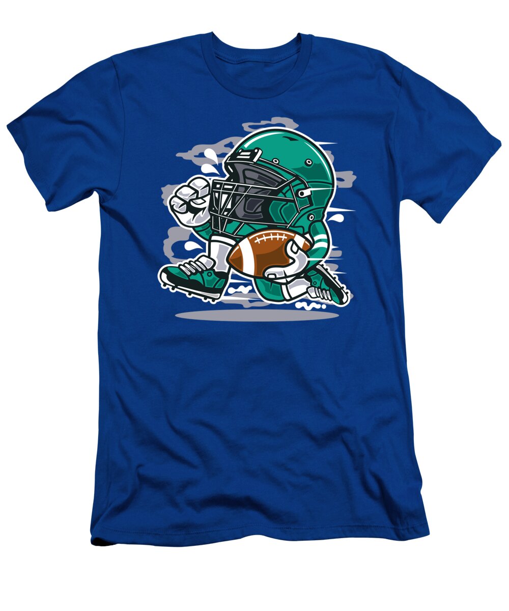 Football Player Long Shot T-Shirt