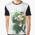 Quarterback Watercolour Art, Football Digital Wall Art, Original Artwork Graphic T-Shirt