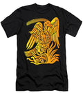 Mythical Phoenix Bird Logo Rising Phoenix Flames Fire Bird Mythical Rebirth Lover 1 2 Mounir Khalfouf T-Shirt
