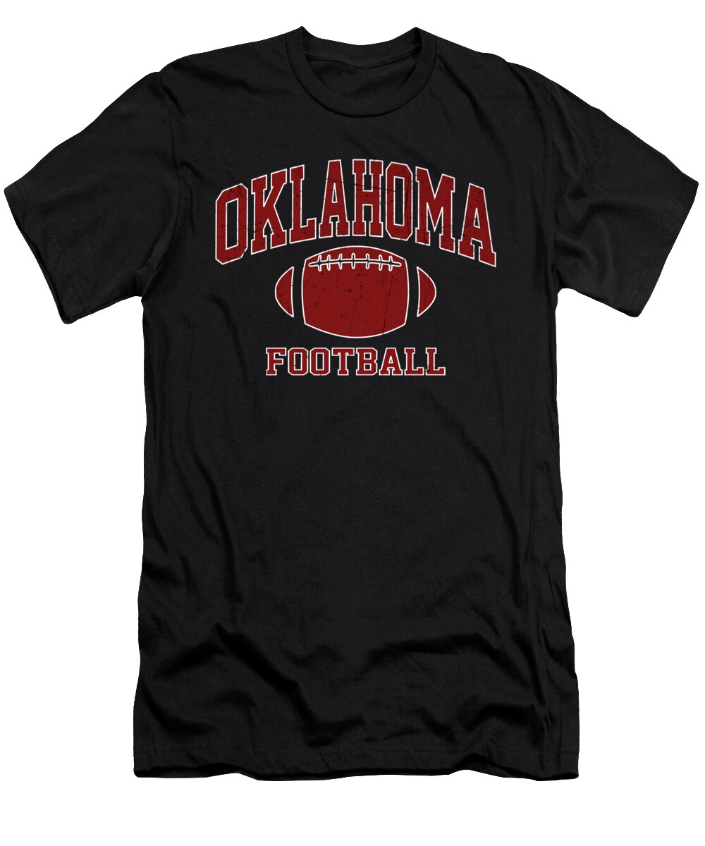 Oklahoma Football Ok Vintage Varsity Style Shi Hu Kang T-Shirt