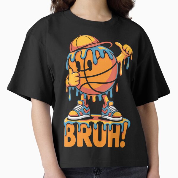 Basketball Cute Dabbing Game Day Boxy T-Shirt