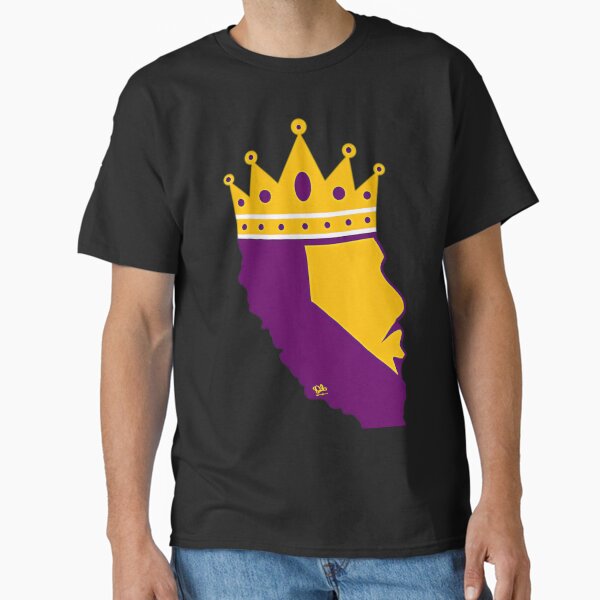 King Of LA LeBron James Crown California Art Classic T-Shirt