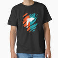 Mens Miami Dolphin Florida Fans Father_s Tee Dad Classic T-Shirt