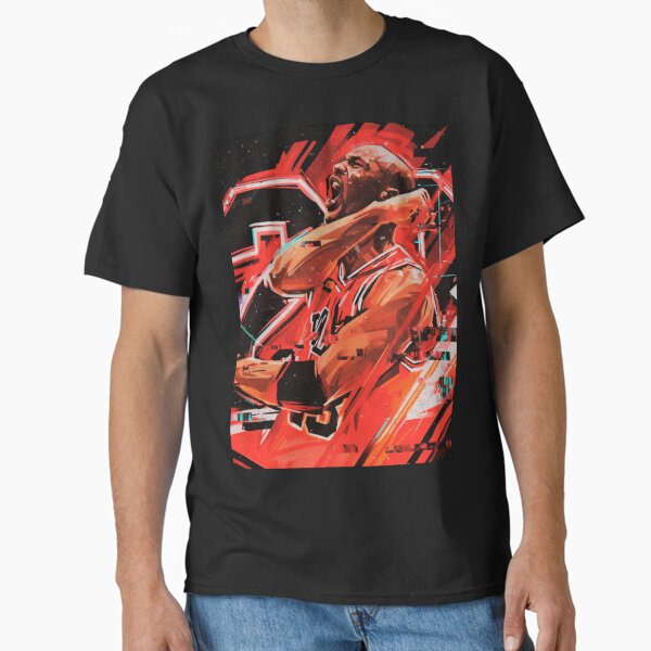 "Michael Jordan Inspired Basketball Art “ Classic T-Shirt