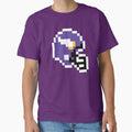Minnesota Vikings (8-bit Football Helmet Only) Classic T-Shirt