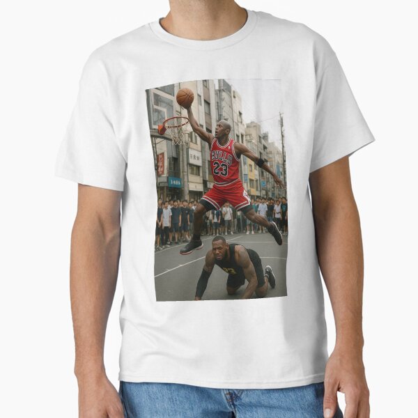 Jordan Dunking on Lebron Classic T-Shirt