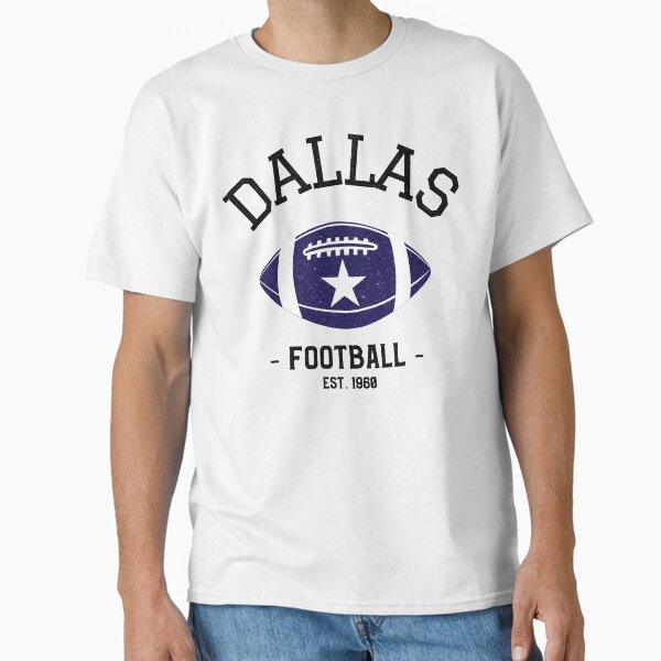 Vintage Dallas Football Sports Team Gift T-Shirt Classic T-Shirt