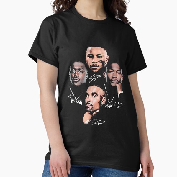 Saquon Barkley, Jalen Hurts, A. J. Brown & DeVonta Smith Records Classic T-Shirt