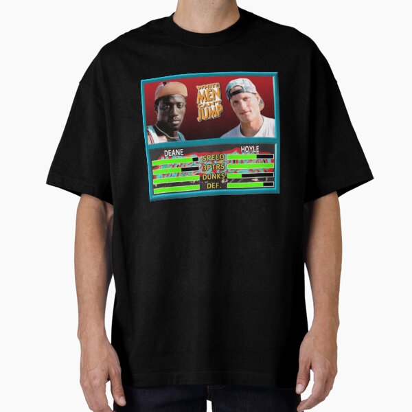 Nba Jam T-ShirtWhite Men Can't Jump NBA Jam Oversized T-Shirt