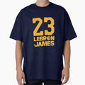 23 LEBRON JAMES - Gold Oversized T-Shirt